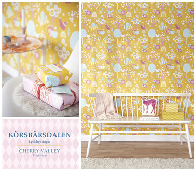 Kinderkamer-behang-Majvillan-Cherry-Valley-Yellow-kamer