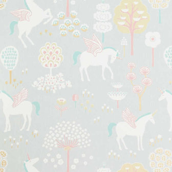 Majvillan-Kinderkamer-behang-True-Unicorns-Grey-Patroon-vierkant
