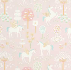 Majvillan-Kinderkamer-behang-True-Unicorns-Pink-vierkant