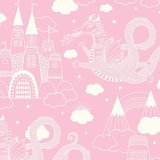 Kinderkamer-behang-Majvillan-Dragon-Pink